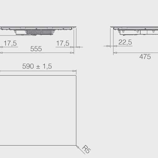 Индукционная варочная панель Elica ELICA PRIMIS 604 PLUS BL